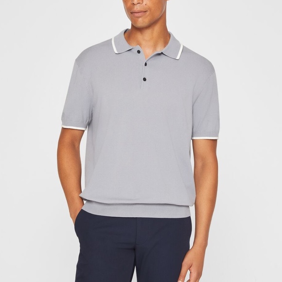 Short Sleeve Tech Polo - New With Tags - NEVER WORN - Weathered Blue